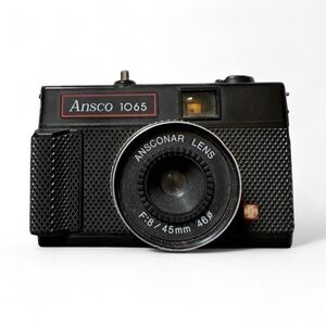 Ansco 1065 Black 45mm lens 35mm Film Camera